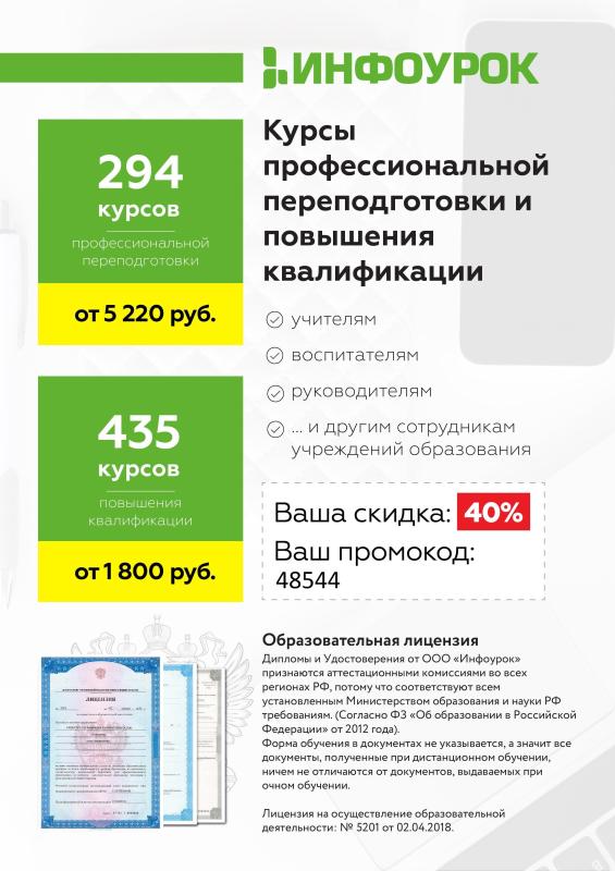 Образовательный портал в помощь школам, учителям, ученикам и родителям...
